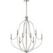 Senoia 9 Light 32.5 inch Brushed Nickel Chandelier Ceiling Light
